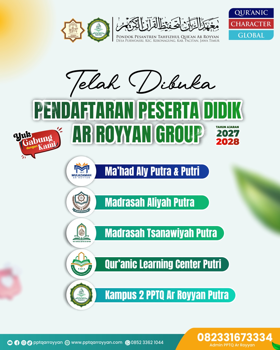 Santri PPTQ Ar Royyan Pacitan