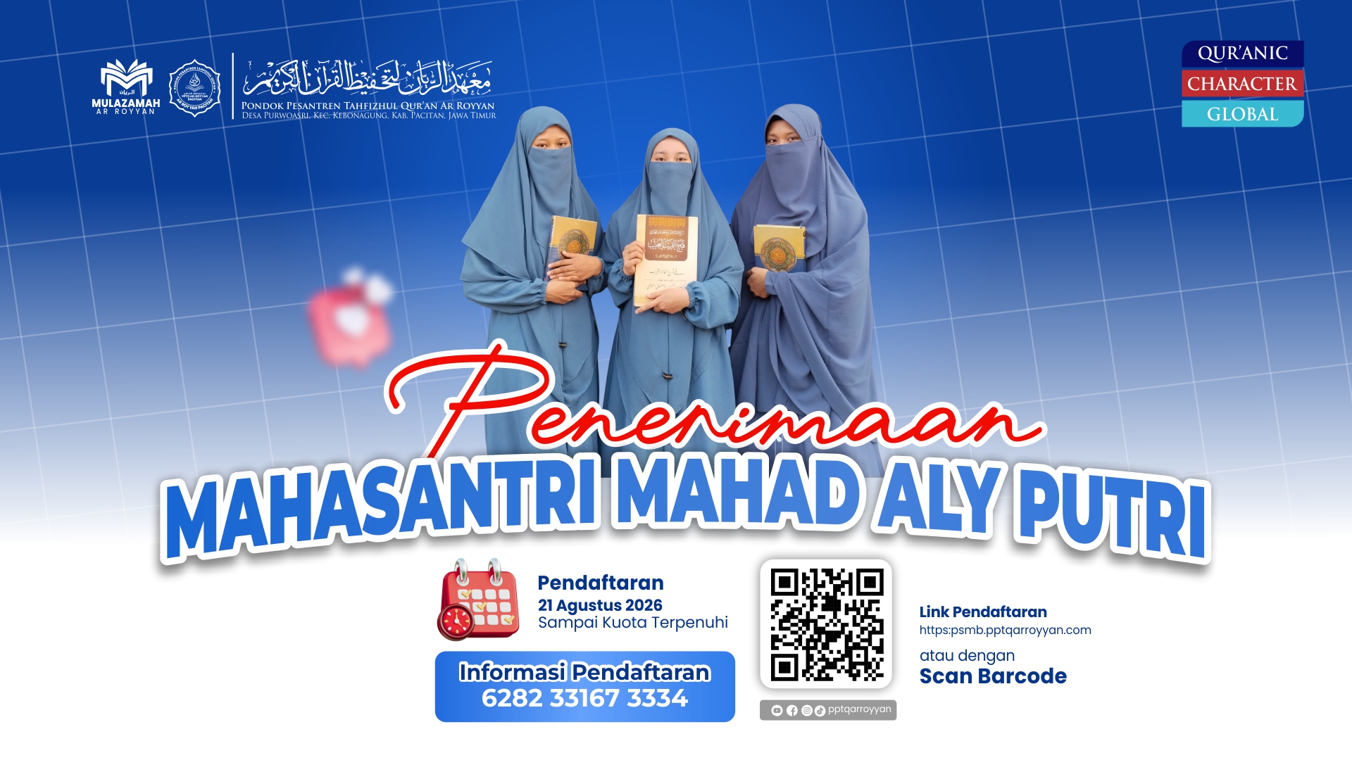 Ma’had Aly Tahfizh & Mulazamah Putri